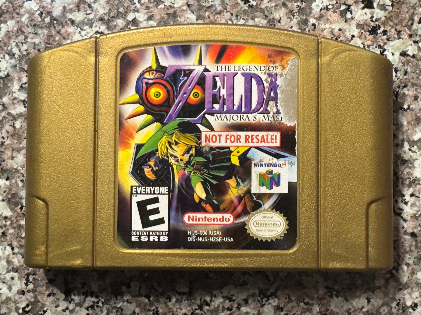 Legend of Zelda, The: Majora's Mask (Not For Resale Gold) - N64