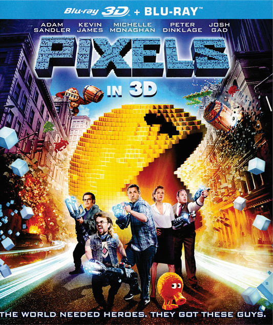 Pixels 3D - Blu-ray Action/Comedy 2015 PG-13