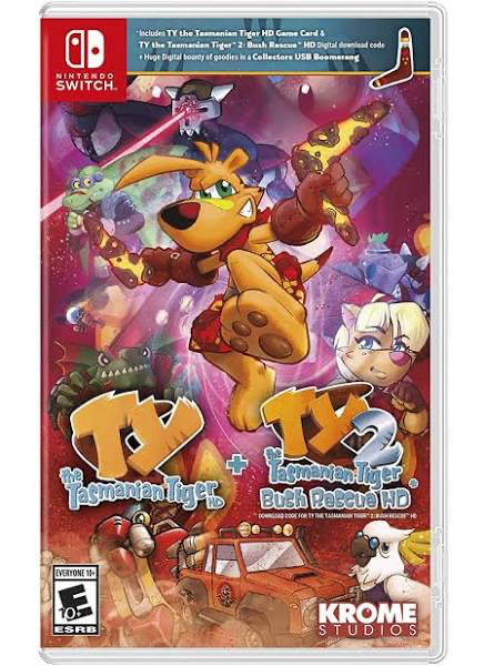Ty The Tasmanian Tiger HD + Ty 2: Bush Rescue HD - Switch