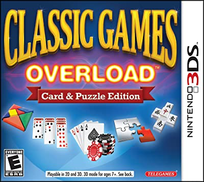 Classic Games Overload: Card and Puzzle Edition - 3DS