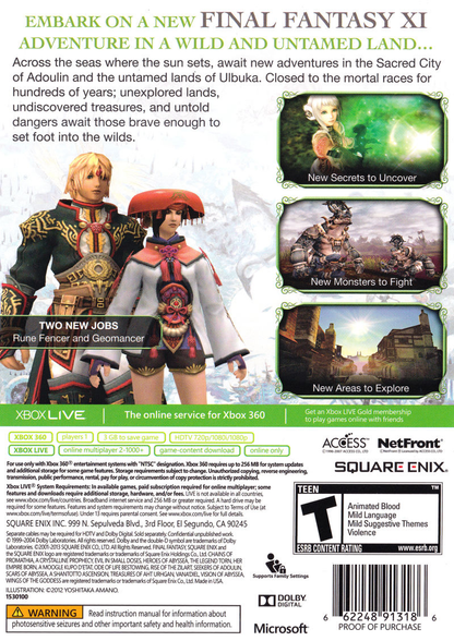 Final Fantasy XI: Online - Seekers of Adoulin - Xbox 360