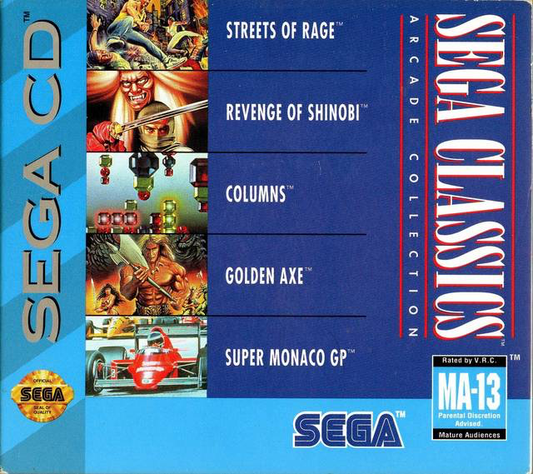 Sega Classics Arcade Collection 5-in-1 + Ecco the Dolphin - Sega CD