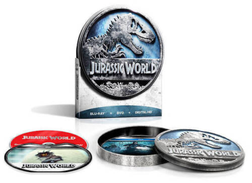 Jurassic World Limited Edition Collectors Tin - Blu-ray SciFi 2015 PG-13