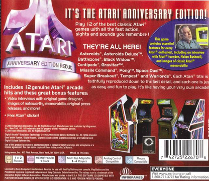 Atari: Anniversary Edition Redux - PS1