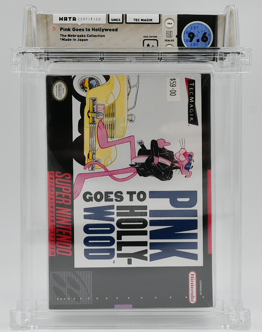 Pink Goes to Hollywood SNES 9.6 A+ - NEBRASKA COLLECTION