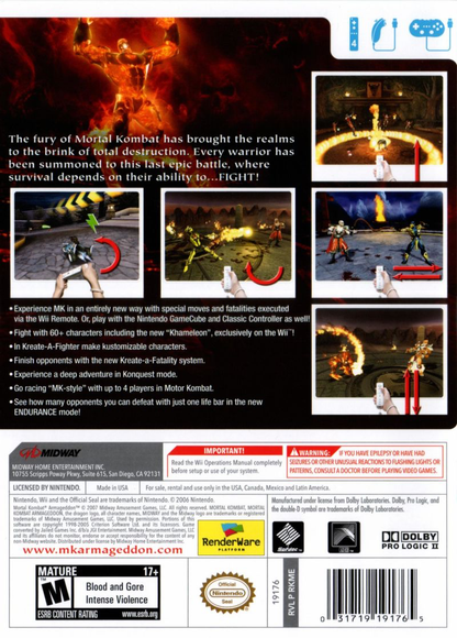 Mortal Kombat: Armageddon - Wii
