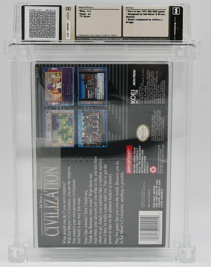 Sid Meier's Civilization SNES 9.2 A+ - NEBRASKA COLLECTION