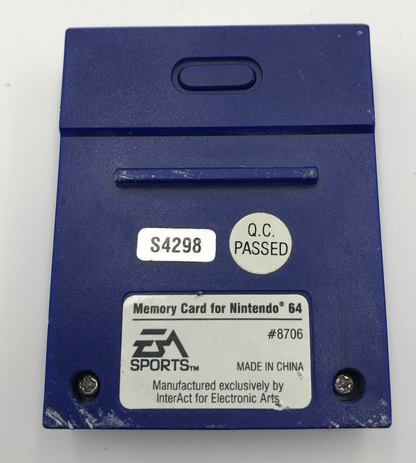 Memory Card N64 EA Sports Blue - N64