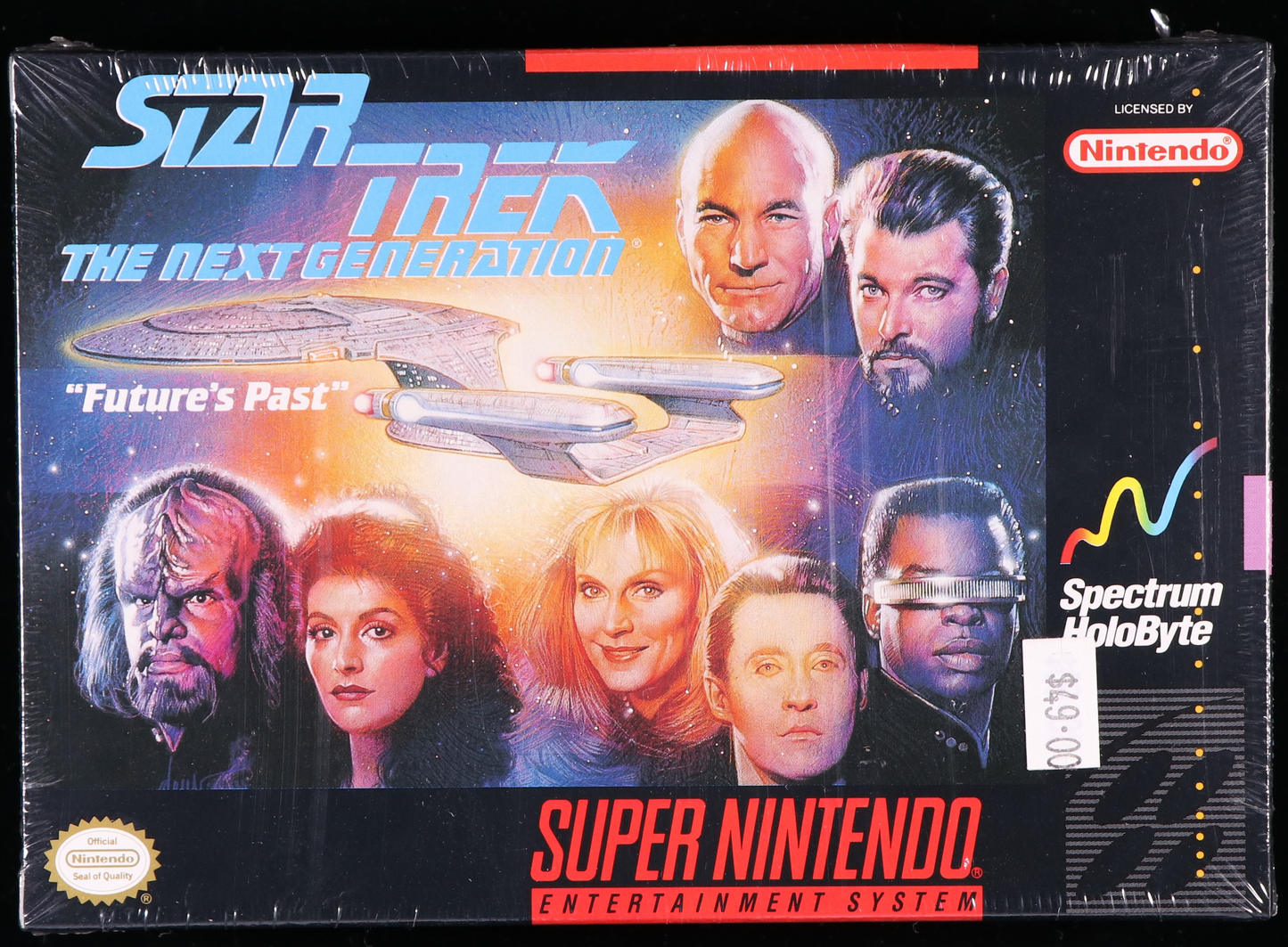 Star Trek: The Next Generation "Future's Past" SNES 9.6 A+ - NEBRASKA COLLECTION
