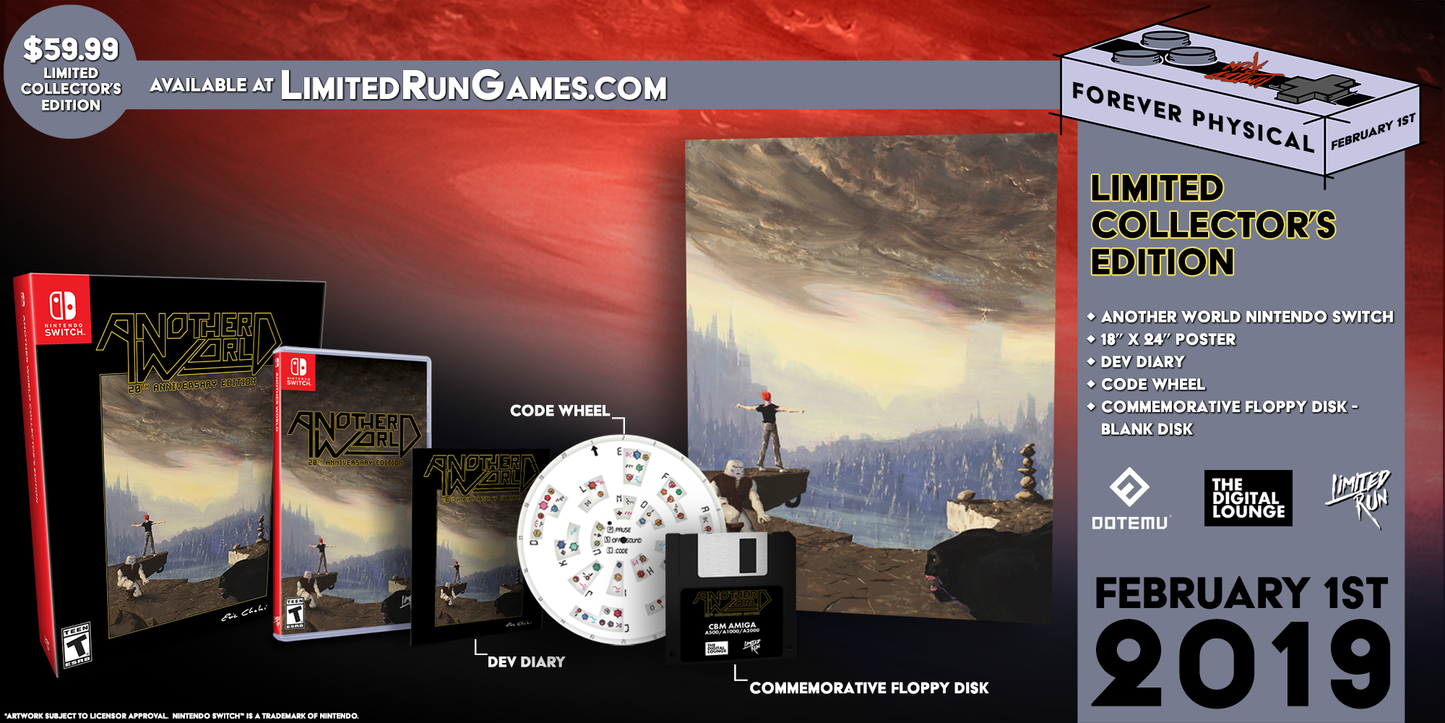 Another World: 20th Anniversary Edition - Classic Edition - Switch