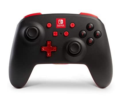 Power A Enhanced Wireless Controller Black/Red - Switch