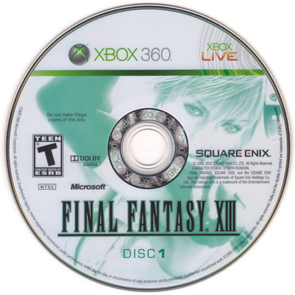 Final Fantasy XIII 13 - Xbox 360