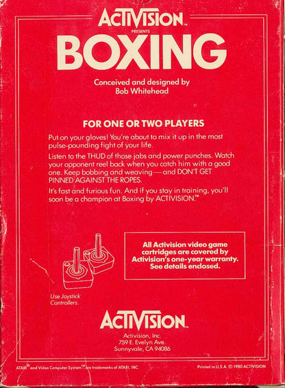 Boxing (Blue Label) - Atari 2600