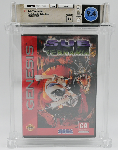 Sub Terrania SEGA GENESIS 9.4 A+ - NEBRASKA COLLECTION