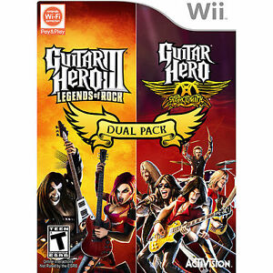 Guitar Hero 3: Legends of Rock + Guitar Hero: Aerosmith Dual Pack - Wii