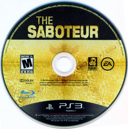 Saboteur, The - PS3