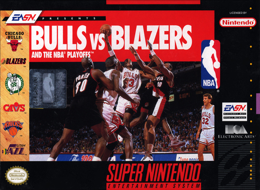 Bulls vs Blazers and the NBA Playoffs - SNES