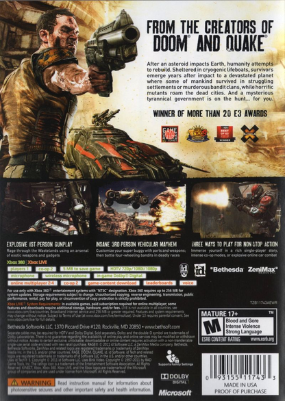 Rage - Anarchy Edition - Xbox 360