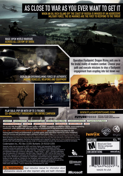 Operation Flashpoint: Dragon Rising - Xbox 360