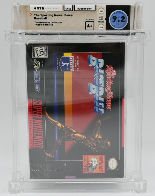 The Sporting News Baseball SNES 9.2 A+ - NEBRASKA COLLECTION