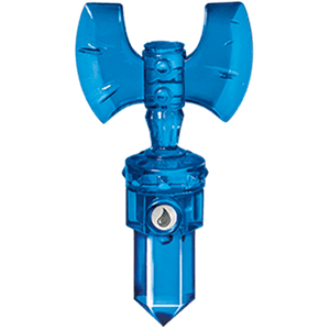 Water Axe (Aqua Axe) - Skylander Trap Team Crystal Traps