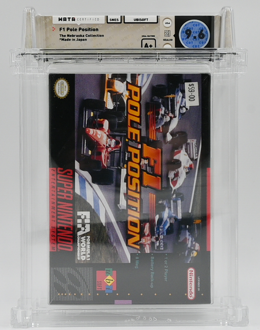 F1 Pole Position SNES 9.6 A+ - NEBRASKA COLLECTION