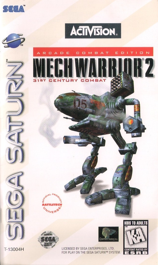 MechWarrior 2 - Sega Saturn