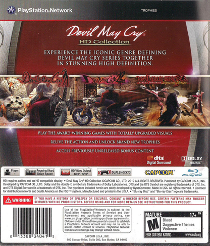 Devil May Cry: HD Collection - PS3