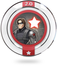 Round Power Disc | Marvel Team-Up: Winter Soldier - Disney Infinity 2.0