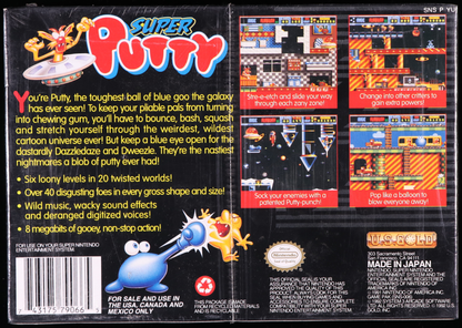 Super Putty SNES 8.5 A - NEBRASKA COLLECTION