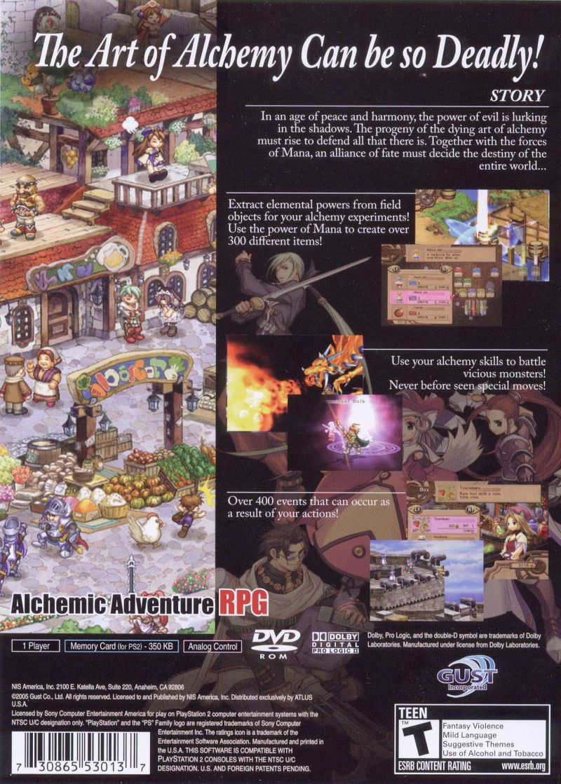 Atelier Iris: Eternal Mana - PS2