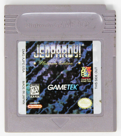 Jeopardy! Platinum Edition - Game Boy