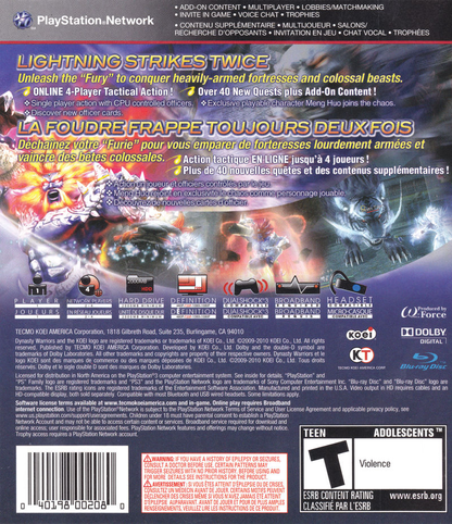Dynasty Warriors: Strikeforce - PS3