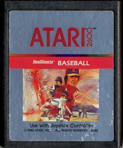 Realsports Baseball - Atari 2600