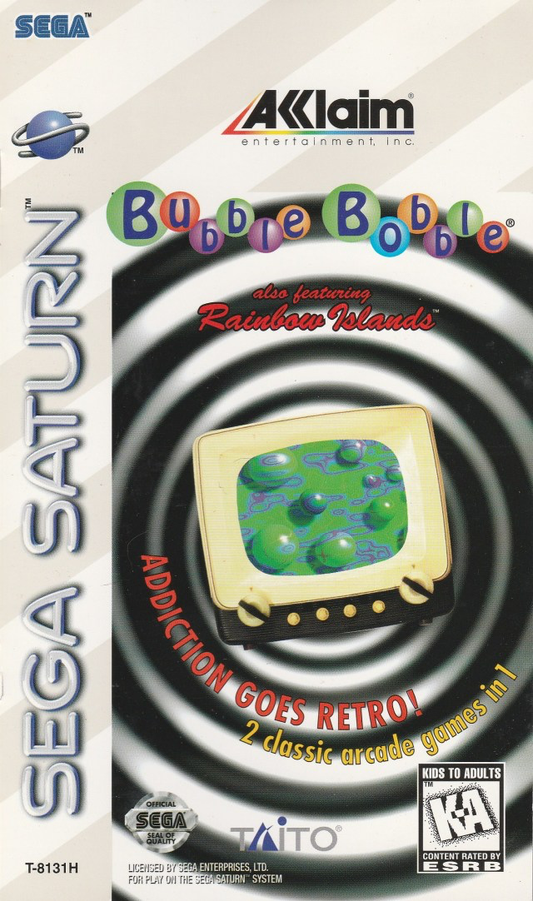 Bubble Bobble: Also Featuring Rainbow Islands - Sega Saturn
