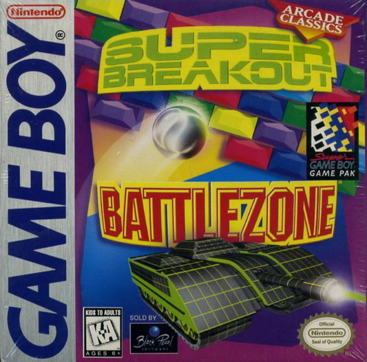 Arcade Classics: Super Breakout + Battlezone - Game Boy