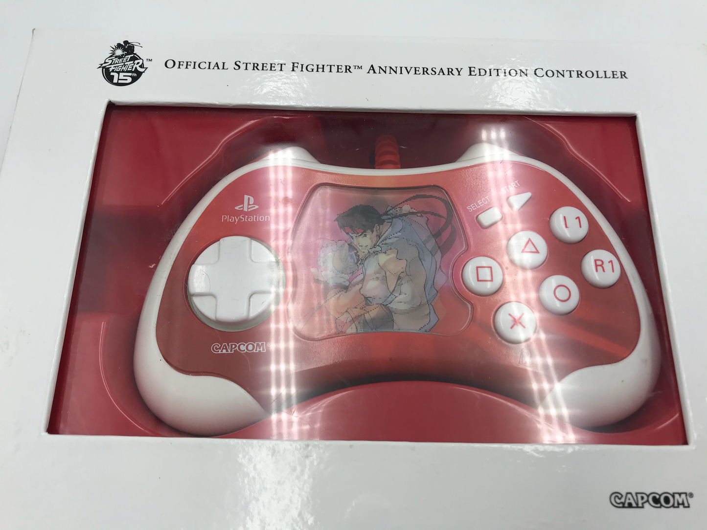 Controller PS2 Wired Fight pad Street Fighter 15th Anniversary Edition Ryu - PS2