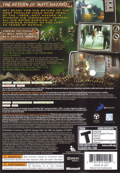 Eat Lead: The Return of Matt Hazard - Xbox 360