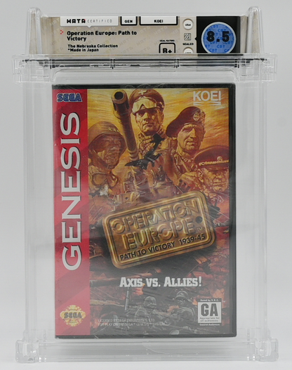 Operation Europe: Path to Victory SEGA GENESIS 8.5 B+ - NEBRASKA COLLECTION