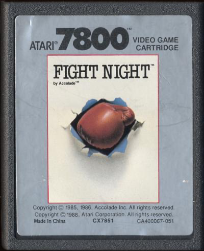 Fight Night - Atari 7800