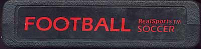 Realsports Soccer (Football) - Atari 2600