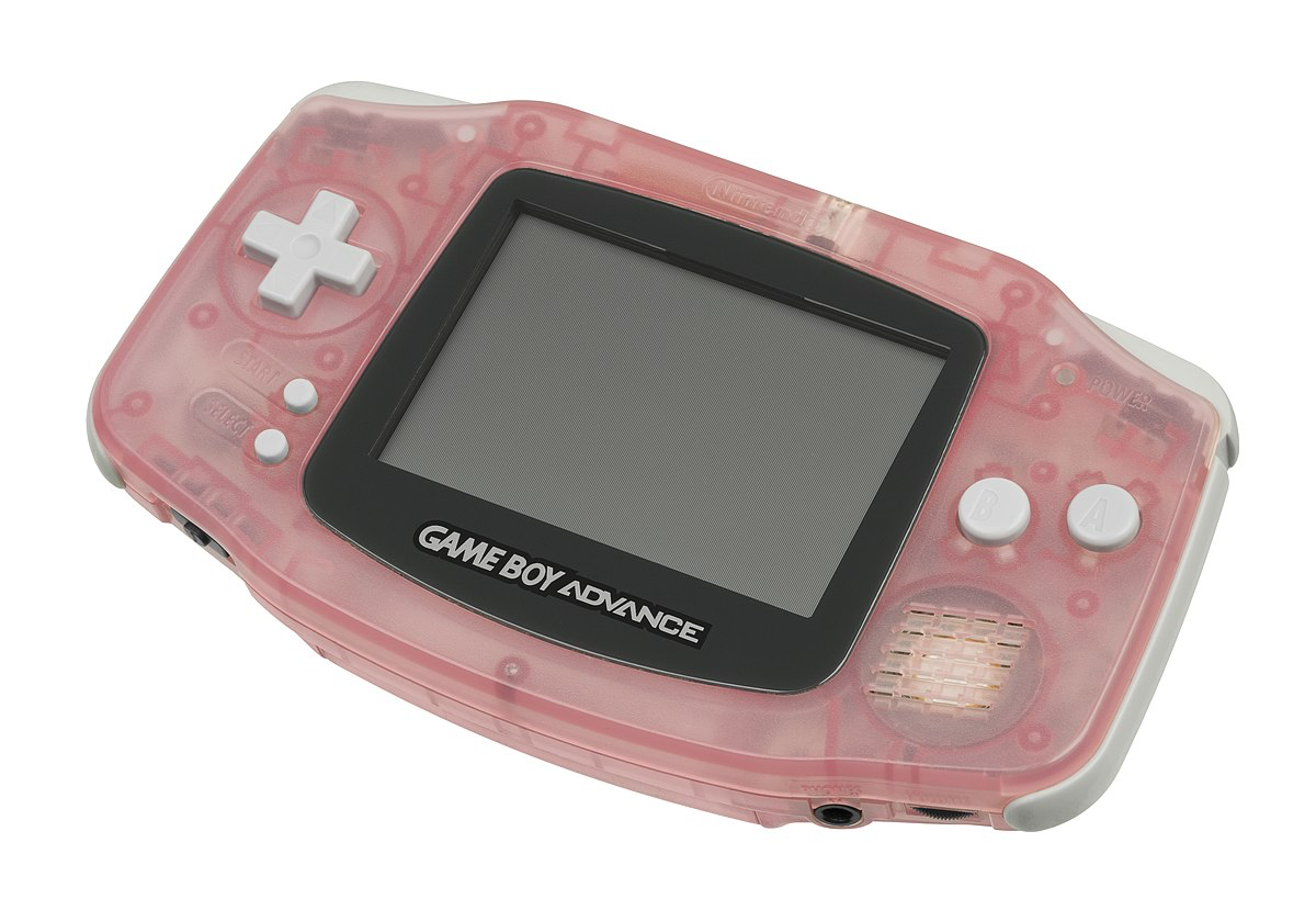 Console System Gameboy Advance | Fuchsia Transparent Pink Color - GBA