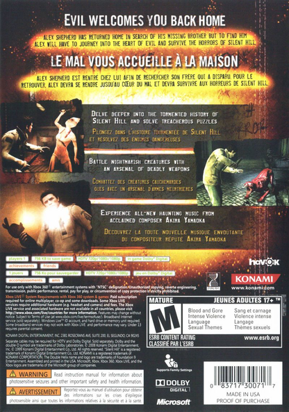 Silent Hill: Homecoming - Xbox 360