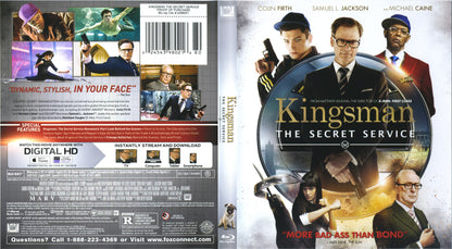 Kingsman: The Secret Service Premium Edition - Blu-ray Action/Adventure 2014 R