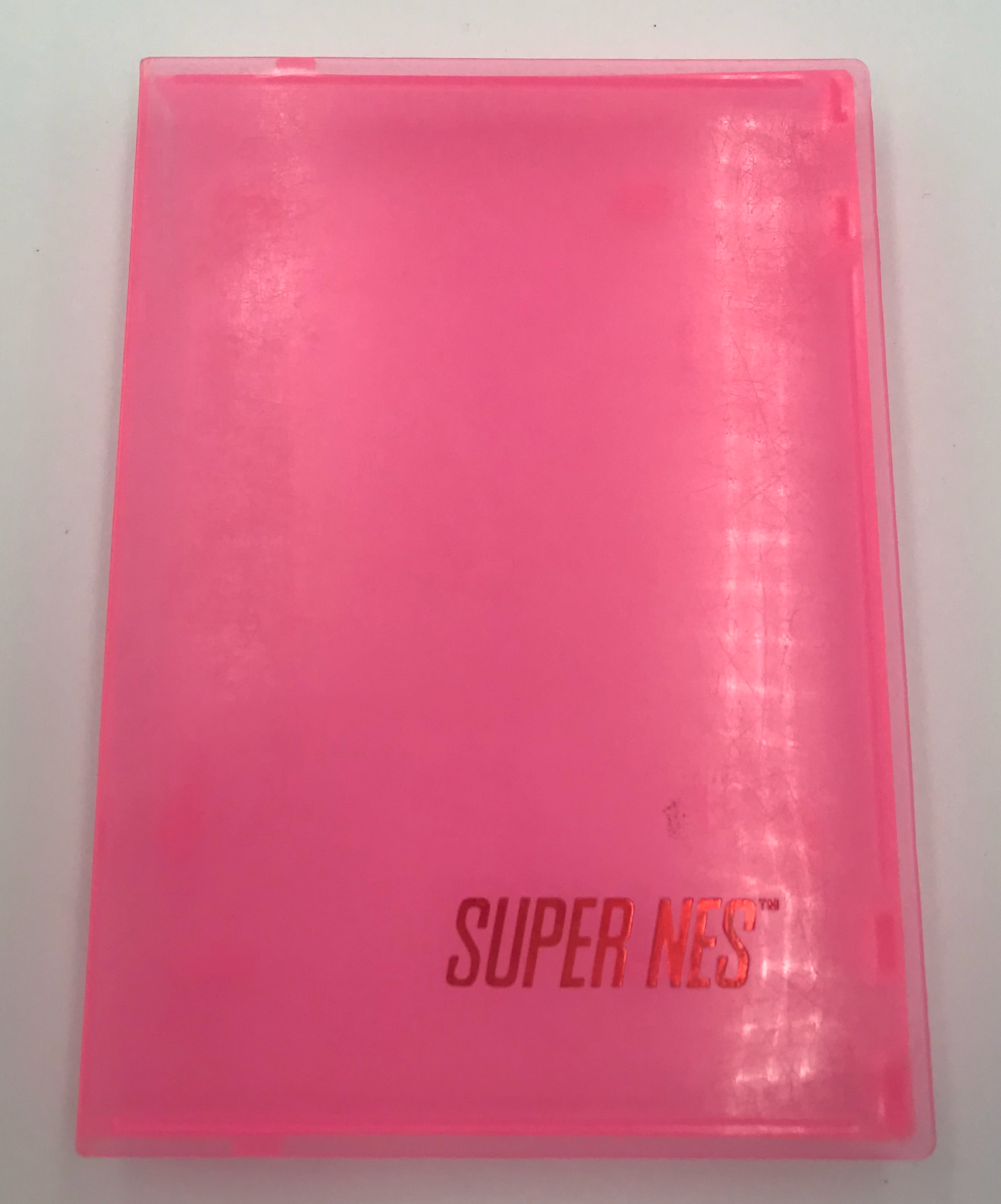 Cartridge Case | Official Clear Pink - SNES