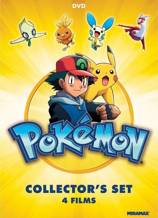 Pokemon Collector's Set: Pokemon 4Ever / Pokemon Heroes / Pokemon: Destiny Deoxys: The Movie / Pokemon Jirachi: Wish Maker - DVD