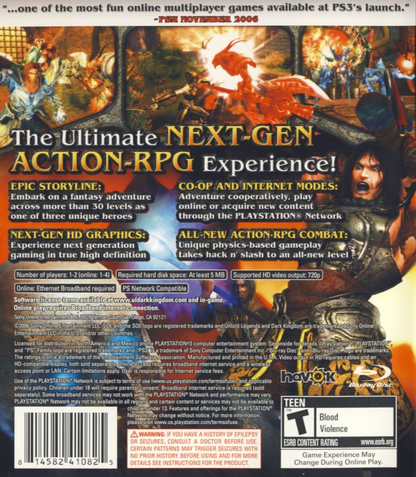 Untold Legends: Dark Kingdom - PS3