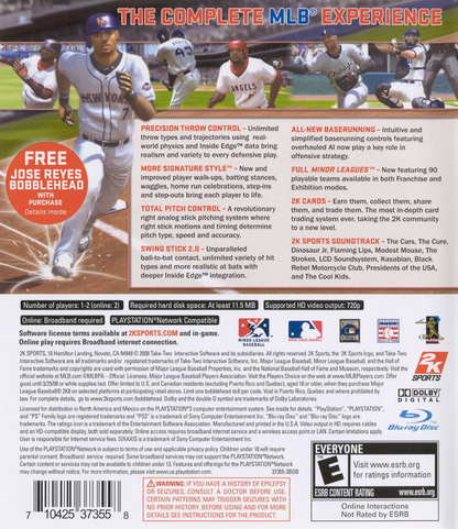 Major League Baseball MLB 2K8 - PS3