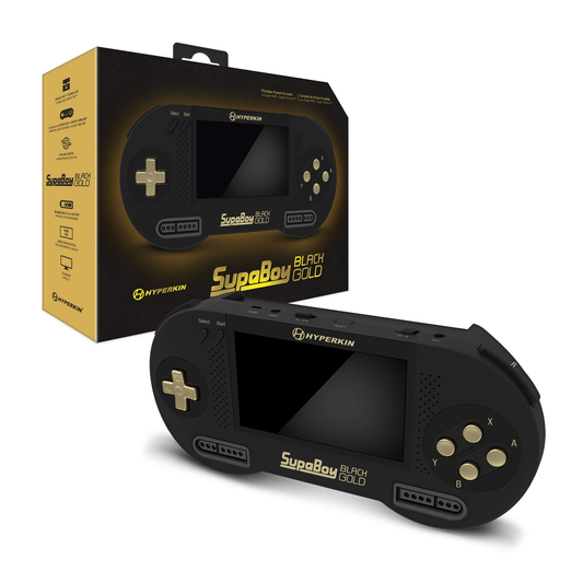 Console System | Hyperkin SupaBoy Black/Gold - SNES
