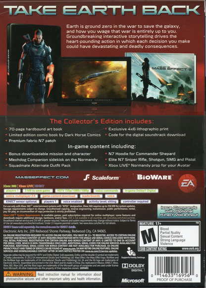 Mass Effect 3 - N7 Collector's Edition - Xbox 360